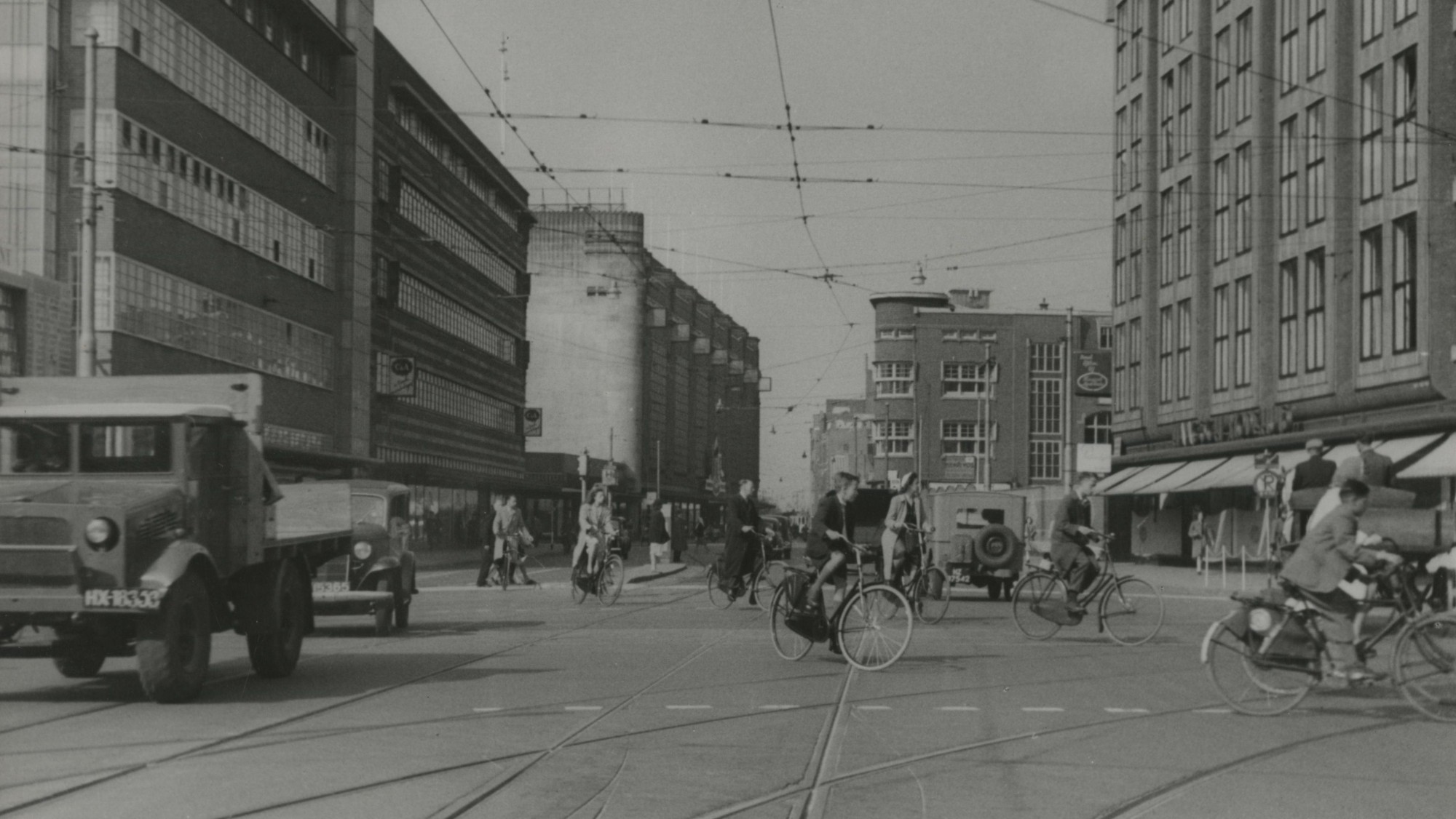 Grote Marktstraat 1948. Collectie HGA