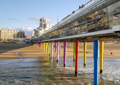 C  Gezicht op Scheveningen vanaf de Pier- foto: Elly van der Wansem